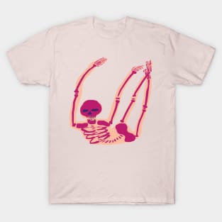 skeleton with skin T-Shirt